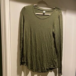 Old Navy Sage Long Sleeve Women's Top